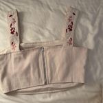 Jacquie the Label Embroidered Crop Top Photo 3