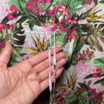 Victoria's Secret NWT Pink Floral Tropical Romper Cover Up Women's size Medium Photo 5