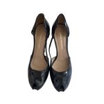 Emporio Armani  Black Patent Platform Heels Size 37.5 Photo 1