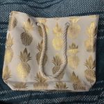 Cruise Club Pineapple Tote Gold Photo 1