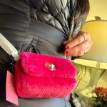 Kate Spade Authentic  FAUX FUR TURNLOCK Small CLUTCH/Crossbody Photo 9