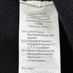 J.Crew 365 Cardigan Blazer Open Long Women's Size M Black Merino Wool Blend Size M Photo 3