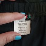 Jams World Black Capri Drawstring Elastic Wait Womens High Rise Pants XL Photo 7