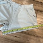 The North Face Women's Fleece Shorts Baby Blue Size Large Photo 5