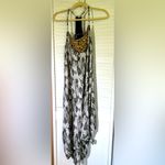 Boohoo size 4 Snake Print Beaded Hanky Hem halter Maxi Dress NWT Photo 6