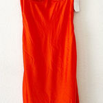 ASTR  Mariela‎ Satin Midi Dress Tangerine Orange Dress Size Medium NWT Photo 0