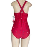 BERKLEY JENSEN Women’s AMERICANA One Piece SWIMSUIT NWT Red Size L Photo 12