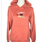 Champion Powerblend fleece classic script women’s pullover hoodie sweatshirt Photo 0