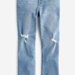 J.Crew 9'' Billie Demi-boot Crop jean in Distressed Rocky Shore Wash 24" Photo 3