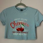 SheIn Graphic Cropped Tee Photo 0