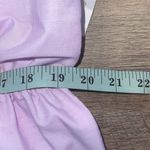 Love...Ady Womens Flutter Sleeve High Neck Tiered A Line Dress Purple Medium NWT Photo 9