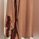 Kori  America brown and red long sleeve blouse size S Photo 1