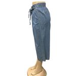 Cato Est 1946 Wide Leg Paperbag Pull On 2 Pocket Jeans Tie Belt Womens Medium Photo 1