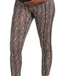 Zella  Maternity Snake‎ Print High Waist Leggings Brown Black Size XS Photo 0
