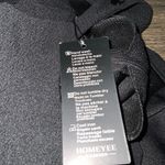 NWT Homeyee Black Knit 3/4 Sleeve Fit & Flare Conservative Dress Pockets XL … Photo 9