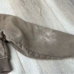 Elwood Crop Hoodie organic cotton thermal zip babydoll womens Brown (small) Tan Photo 4