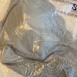 Zenana Outfitters NEW! Lace Halter Bra Bralette Plus 2X Gray Mist Photo 5