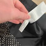 J.Crew NWT  Ruffle Tiered Mini Skirt Polka Dot Metallic Stripe Pull On Size S Photo 5