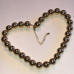 Elegant Gold Tone Chunky Retro Boho Beaded Necklace Photo 3