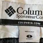 Columbia Black White Gray Patterned Soft Shell Water Resistant Jacket Small Photo 3