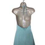 Samantha Sipos Tiffany mint blue Butterfly Slip Dress sz S Photo 6
