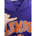 Clemsen Purple Orange Hooded Pullover Sweatshirt Size XL Photo 2
