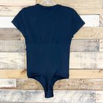 Revolve Yummie Short Sleeve Bodysuit in Black Size Medium Large Photo 8