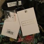 Mac Duggal  9149 Womens Floral Illusion Cap Sleeve Midi Dress Photo 12