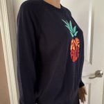 Minnie Rose Pineapple Graphic Navy Cotton Pullover. Size S. MSRP $165 Photo 6