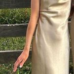 Birdy Grey Birdy And Gray Champagne Midi Dress Photo 0