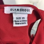 Glamorous  Side Tie Red Sheath Dress Photo 1