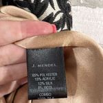 J. Mendel Paris Black Silk Blend Strapless Jacquard Sheath Dress Size 2 Photo 9