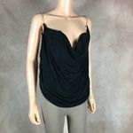 Wearever Black Draped Party Tank Top 3X Photo 5