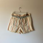 American Eagle nwt red white blue high waisted striped shorts Photo 1