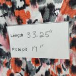 Gap Gray and Pink Floral Cotton Shirt Dress NWT Size O Petite Mini Shirt Dress Photo 9