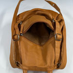 Osgoode Marley convertible backpack Crossbody Pumpkin Color leather bag 13x11" Orange Photo 9