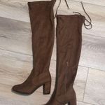 Vepose Suede Thigh High Over The Knee Boots Size 8.5 Brown Photo 1