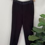 Madewell  Satin Waist Pockets Business Casual Pants Belt Loops Black Office Work Photo 0