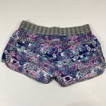 Athleta | Lanai Purple Blue Floral Beach Board Shorts Unlined 14 Photo 4