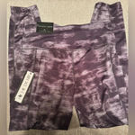 Tahari  leggings women’s onyx cloud black/grey activewear spandex pant small camo Photo 1