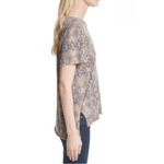 We The Free  Free People Snake Print Short Sleeve Oversized Tee Size XS Photo 1