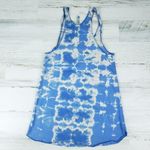 American Apparel NWOT 50/50 Custom Blue Bleach Tie Dye Box Tank Top Size XS Photo 6