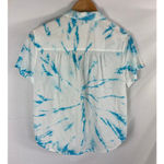 Lucky Brand  Tie Dye Button Down Shirt Size Medium Photo 4
