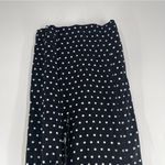 Free People NEW  Midi Skirt Size 2 Cutie Crossing Black Polka Dot Ruched NWOT Photo 4