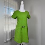 Vintage ‘80s Sylvia White Lime Green Short Sleeve Mini Dress Size XXS Photo 4
