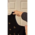 Disney Collection David Lerner Women's Black Cold Shoulder Long Sleeve Size M Photo 3