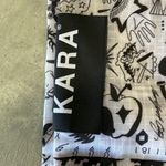 Kara  Anime Wipeable Black and White Tote Bag Celestial Cartoon Photo 2