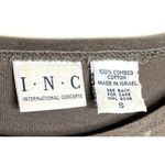 INC   Small Black Cotton Short Sleeve T-Shirt 86C Photo 2