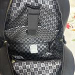 London Fog  Black Leather Backpack with Gold Zipper New without Tag Photo 10