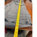 Gap Grey Stripe Hot Maxi Dress Tank Style Elastic Waist Size Medium Womens Photo 4